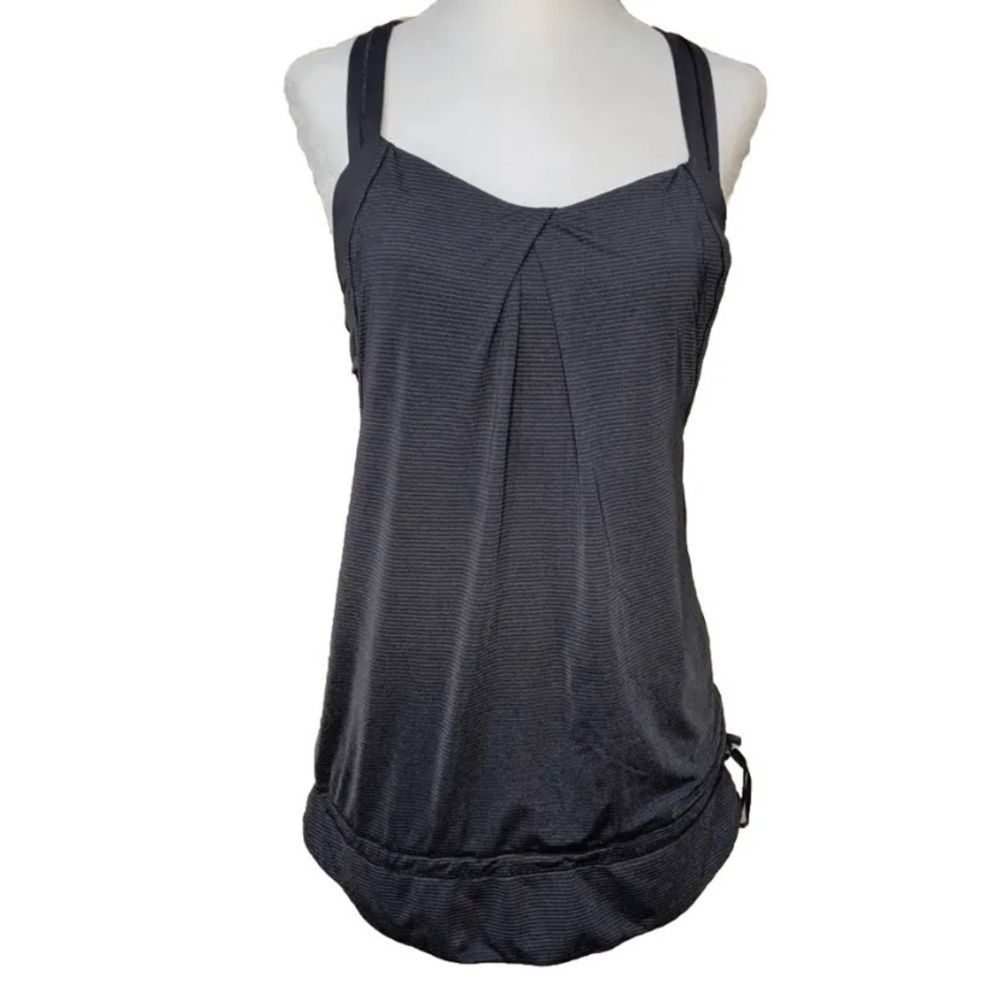 Lululemon Athletica Black Asymmetrical Relaxed Tank Top